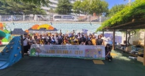경산시 진량읍, 선화청구타운 내  나의 유니버스 경산 벽화그리기 행사 성료