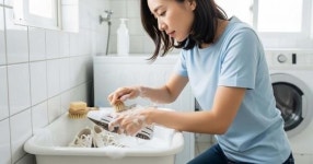 신발 세탁 성지 업체가 공개한 운동화 세탁법... 이것 하나만 있으면 돼요