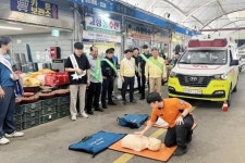 전남 고흥군 도양읍, ‘녹동전통시장’ 합동 소방훈련 실시~ 화재예방 선제적 대응