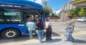 102번 시내버스 릴레이 탑승 체험