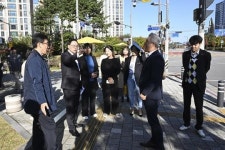 강수현 양주시장, 연푸른초 통학로 현장점검·학부모 간담회 진행