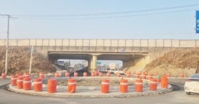 전남 강진군, 홍암·남포 회전교차로 공사, 내년 3월 준공 목표