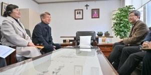 [위키 포토]광주시 서구, 천주교 광주대교구청 옥현진 대주교 예방