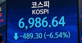 코스피 7000선 붕괴…가장 큰 하락률 기록한 대형주 어디?