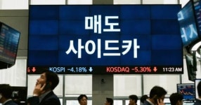 코스닥에 이어…코스피 급락에 '매도 사이드카' 발동
