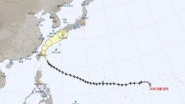 상륙 안 해도 주말 내내 비바람…슈퍼태풍 '참피' 예상 경로 봤더니