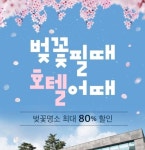 봄꽃 축제 떠나요 여기어때·호텔타임, 봄나들이 숙소 이벤트
