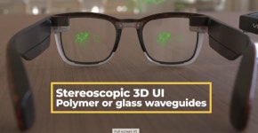 [IT in CES] 차세대 스마트 안경 마이크로LED 장착