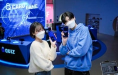SKT, 홍대T팩토리서 ‘양자보안’ 게임행사 열어