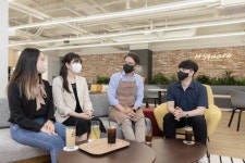 박정민 SK엠앤서비스 대표, 바리스타 변신해 구성원과 소통