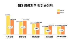 5대 금융지주, 상반기 순익 11兆…신한·하나·NH 반기 역대 최대