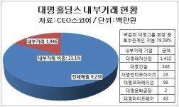 재계 84위 대명그룹의 대명홀딩스, 오너 지분 많고 내부거래도 최고