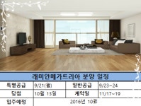 안양덕천 래미안 메가트리아 평당 분양가 대형이 소형보다 비싸다
