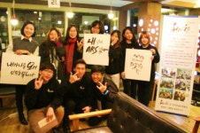 가천대 인액터스 청아한, 탐앤탐스 청각장애인 캘리그라피 일일카페 눈길