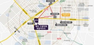 제주의 명동 노형에 제주 드림타워 쇼핑 클러스트