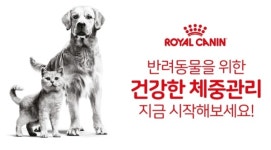 반려동물 비만 신경 써야…로얄캐닌, 체중 관리 캠페인 진행