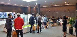 효성중공업, 부산 해링턴 타워 광안 디오션 예약제 홍보관 인기