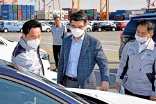 송호성 기아차 사장, 평택 수출현장서 해외 시장 위기극복 총력