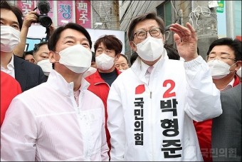 [속보]부산시장 개표율 10.49%…오후 10시 기준 박형준 63.33% 1위