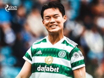 '오현규 후반 활약' 셀틱, 킬마녹 4-1 꺾고 12연승…클린스만 감독 '직관'