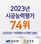 시평 42계단 점프 일신건영, 수익성·재무안정성 돋보여