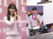 윤아, AG 유도 동메달 정예린 축하…효리네민박 인연