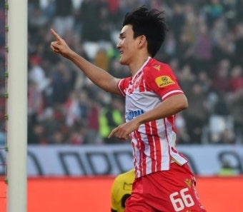 황인범, 1골 1도움 화끈 활약 펼치고 대표팀 합류…즈베즈다 5-0 대승 뒷받침