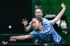 신유빈-전지희, WTT 사우디 스매시 준우승…결승서 중국 천멍-왕만위에 0-3 완패