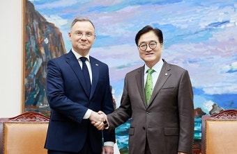 우원식 의장, 폴란드 대통령 면담 