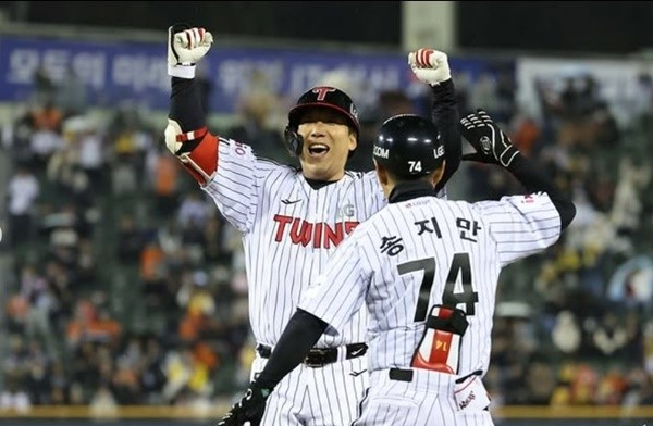 LG, 송승기-김현수 활약에 안전한 8연승!