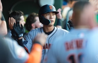 이정후 5타수 1안타, 한 경기 걸러 안타…샌프란시스코는 애슬레틱스에 설욕