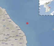 기상청 강원 동해 북동쪽 바다서 규모 2.2 지진