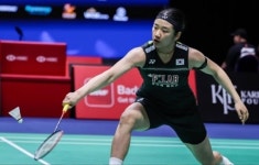 안세영, 인도 신두 2-0 완파…싱가포르 오픈 4강 안착