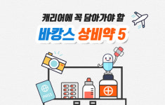바캉스 떠나시나요? 캐리어에 꼭 담아가야 할 상비약 5