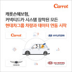 캐롯손보, 현대차그룹과 커넥티드카 데이터 연동 본격화...퍼마일 자동차보험 업그레이드