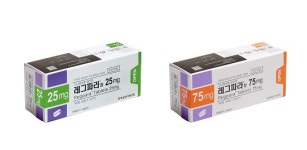 한국쿄와기린, 레그파라 정 75mg 고함량 출시