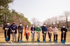 경기요양병원, 식목행사 열어