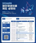 복지부, 첨단재생의료실시기관 신규 지정 접수 개시