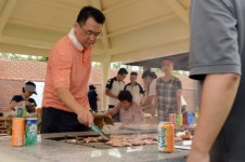 “공군부대  산책로 걸으며  힐링하세요”