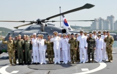 한국형 구축함 문무대왕함 네 번째 파병