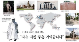 21개국 194만 명의 영웅 ˝자유 지킨 투혼 기억합니다”