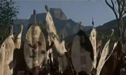 계곡 뒤덮은 줄루족의 군가 영국군, 승리의 나팔로 맞서다