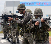 육군51사단 “테러, 꼼짝마!”…화력발전소 방어훈련