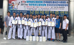 상무 태권도, 협회장배 5인조 단체대항 금·은