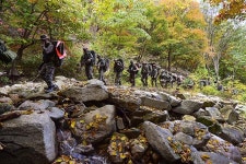1000리 행군, 단풍 물든 백두대간을 가로질러...