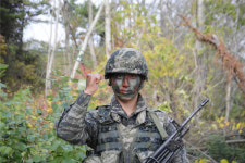 해병대6여단 김민재 상병, 쓰러진 민간인 구조