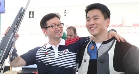 [2018아시안게임] 상무선수들, 사격 양궁 펜싱에서 절정의 금빛 기량