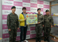 육군32사단 포병대대 장병들 소아암 환자에 헌혈증 60장 기부
