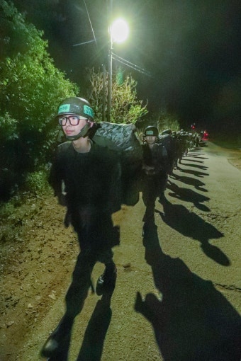 20 완전군장으로 20 산악도로 완주..극한을 넘고 나를 넘다