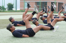 해군특수전전단 해난구조전대(DSRV 격납고) | [해군특수전전단 해난구조대] 67기 해난구조 기본과정 교육생 ‘핀 마스크 원영훈련’
